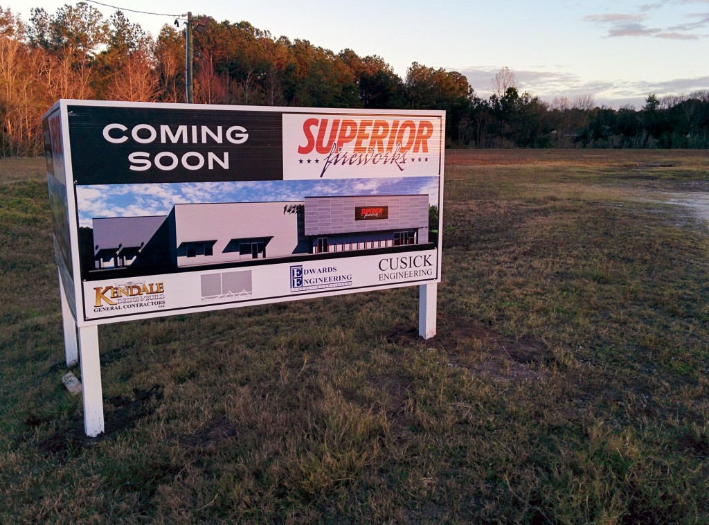 Superior Fireworks: New Property