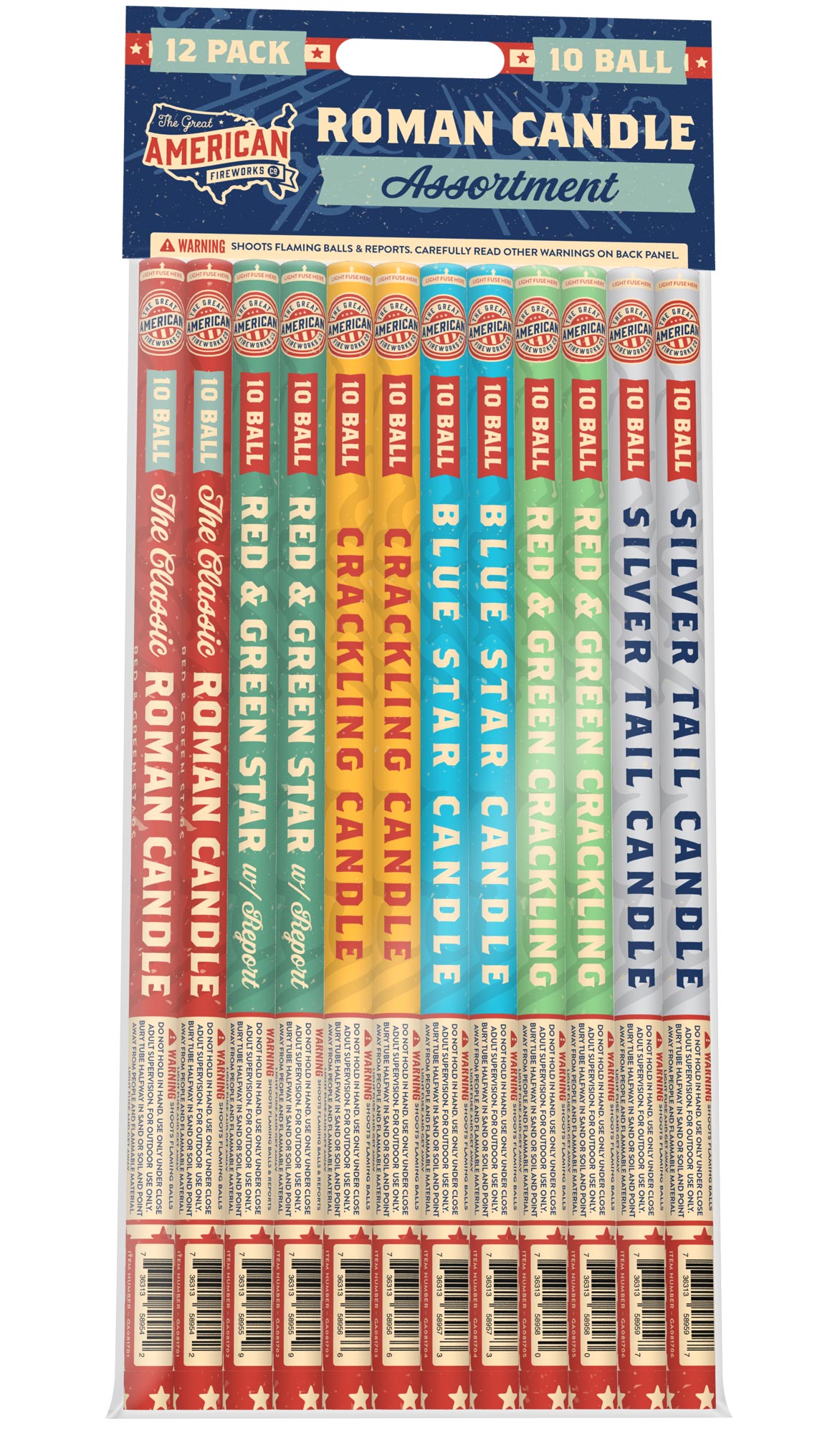 Roman Candle Assortment Superior Fireworks Retail