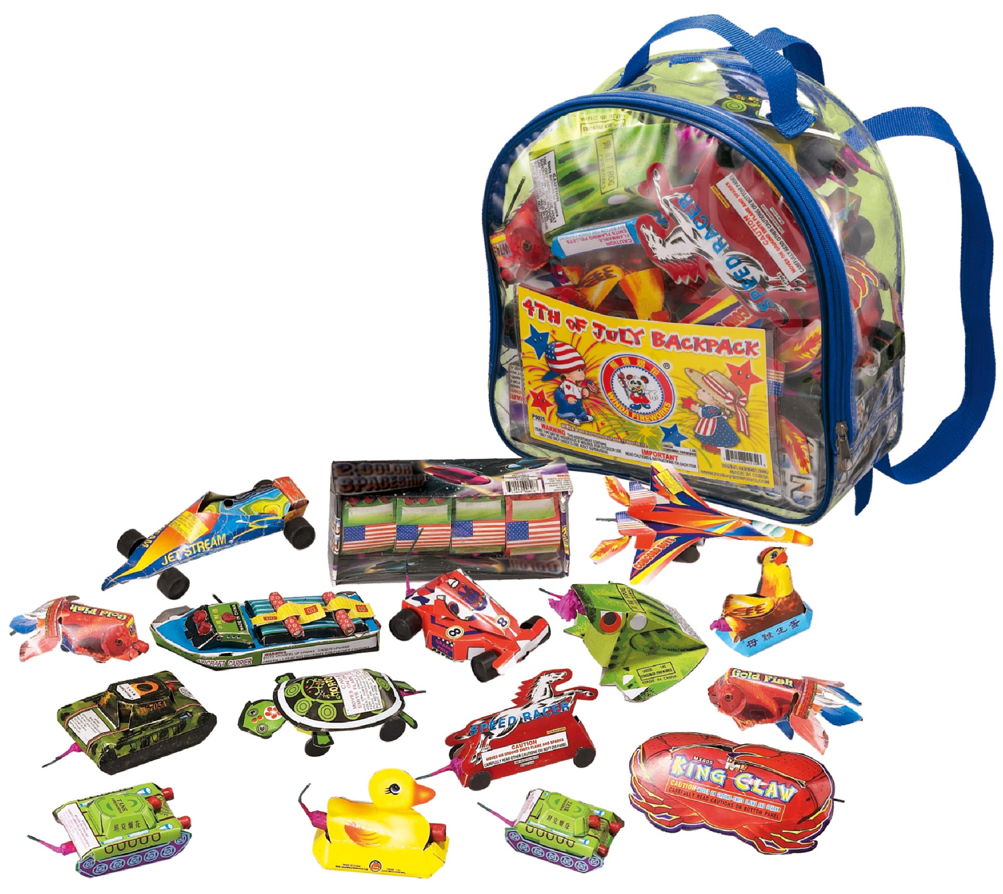 4th of July Backpack Superior Fireworks Retail