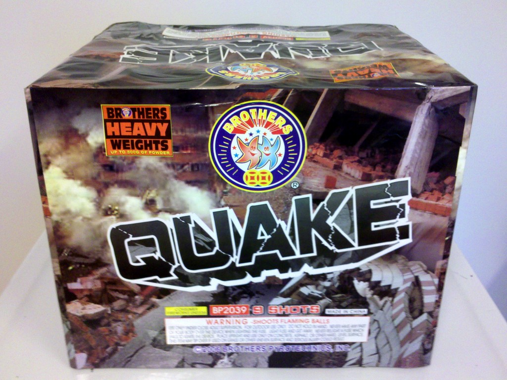 Blog Blast Special - Quake! - Superior Fireworks