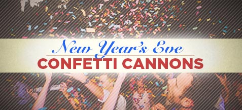 New Year's Eve Confetti Cannons