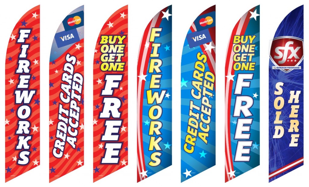 Feather Flags, Promotional Gear