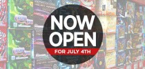We're Open for July 4th