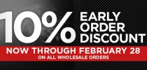10% Early Order Discount
