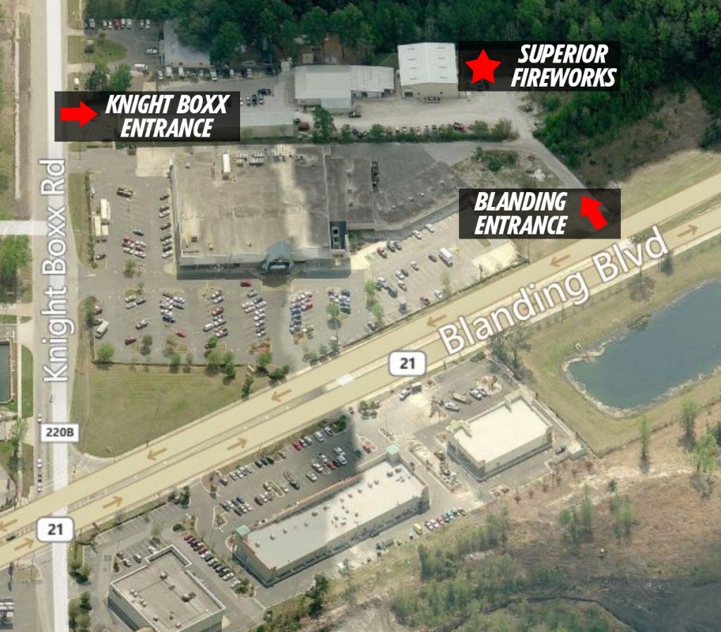 Superior Fireworks Warehouse Location