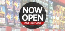 Now Open for July 4th
