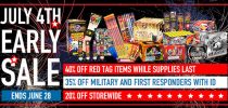 July 4th Early Sale at Superior Fireworks