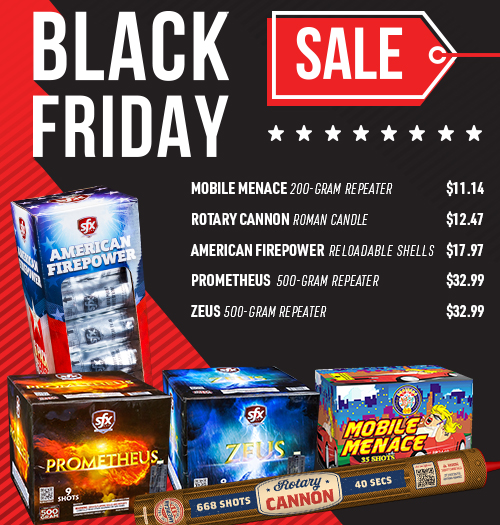 Black Friday Sale at Superior Fireworks