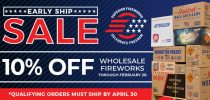 10% Early Ship Sale