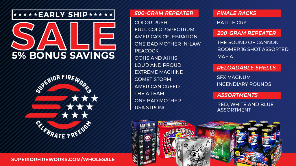 Early Ship Bonus Sale Items