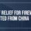 Tariff Relief for Fireworks Imported from China