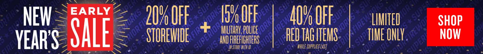 Shop Our New Year's Early Sale for a Limited Time Only!