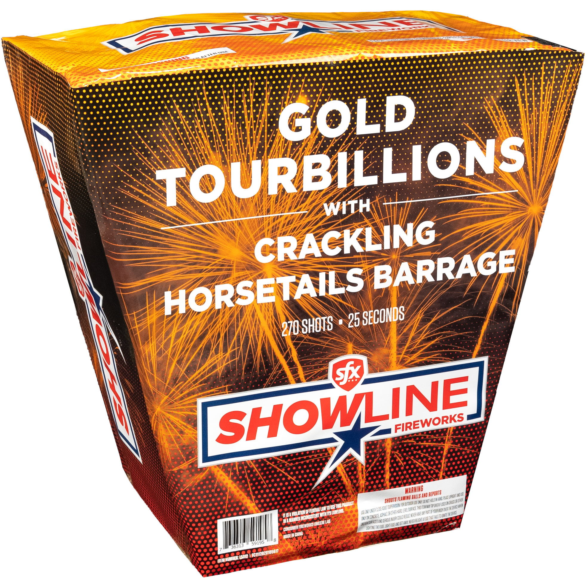 Gold Tourbillions to Crackling Horsetails Barrage: Superior