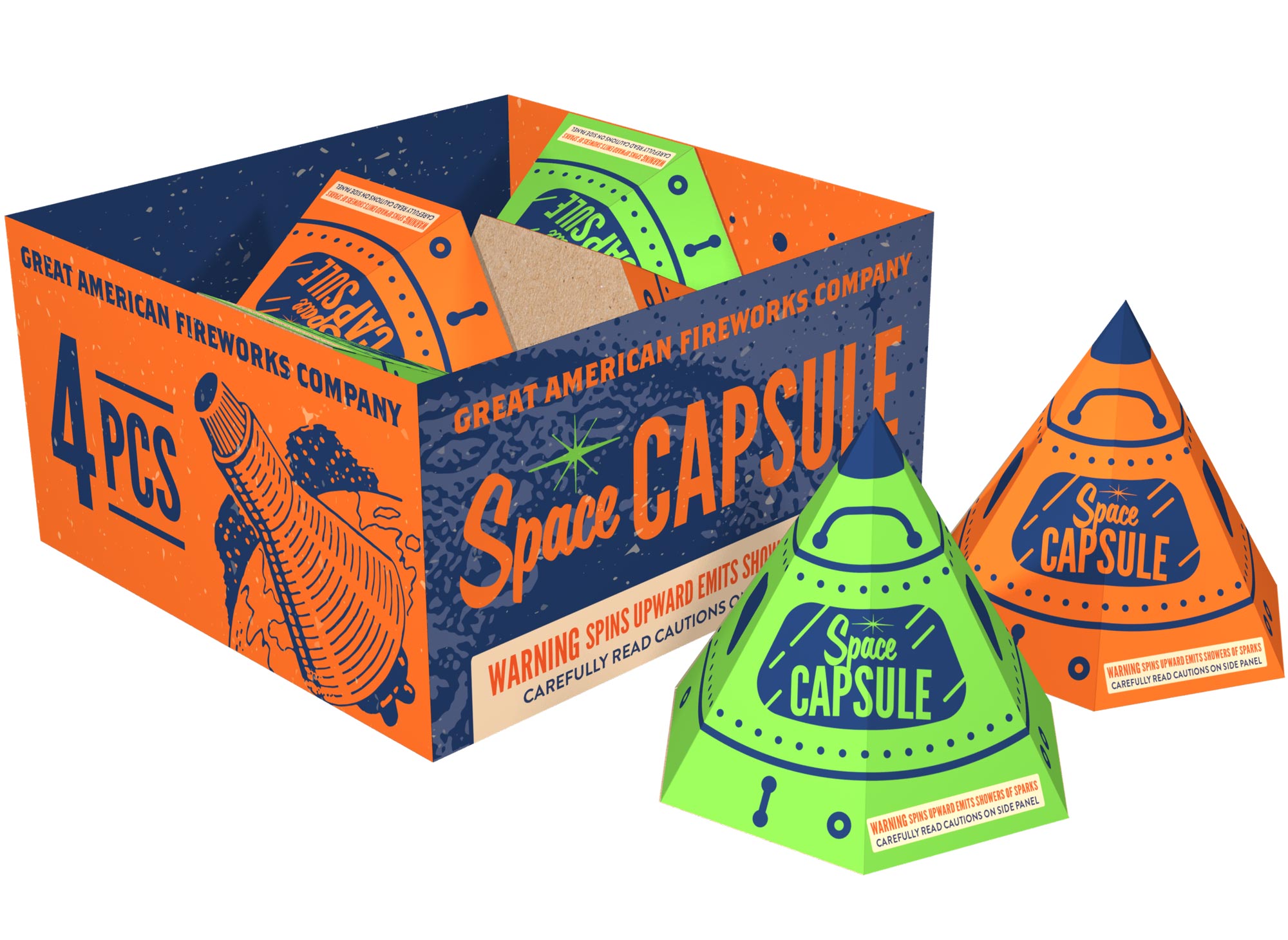 Spaceworks Capsule Space Capsule: Superior Fireworks Wholesale